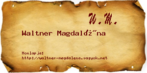 Waltner Magdaléna névjegykártya